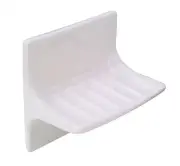 CERAMIC SOAP DISH, GROUT-IN
