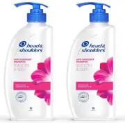 Head & Shoulders Smooth & Silky Shampoo, 675 ml 22 Oz. (Pack of 2)