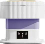 11L Portable Washing Machine Mini Washer Foldable Semi Auto Domestic Appliance Domestic Purple