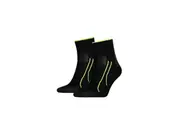 4 x Unisex Puma Performance Training Quarter Crew Black Socks