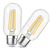 Dimmable E26 LED Edsion Bulbs 60Watt, 4.3 inches T45/T14 6W Tubular T45-2700k