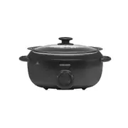 Morphy Richards 6.5L Sear & Stew Slow Cooker Home/Kitchen Appliance Matte Black
