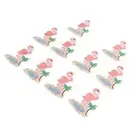 Cloth Patch Iron On Sew On Flamingo Pattern Embroidered Clothing Appliques For S