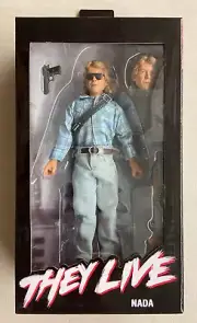 NECA They Live John Nada 8" Clothed Action Figure - Rowdy Roddy Piper WWF WWE