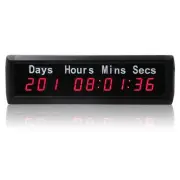 999 Days Countdown Clock Event Timer with Large Screen Display Days Hours Min...