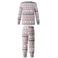在飛比找ETMall東森購物網優惠-歐美外貿圣誕節麋鹿睡衣親子裝