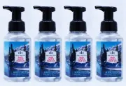 4 Bath & Body Works SNOW CAPPED MOUNTAIN Gentle Foaming Hand Soap
