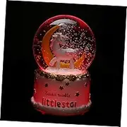 ORFOFE Box Unicorn Crystal Ball Music Box Lamp Enchanting Tabletop Decor for Bedroom Living Office High Grade Material Present for Family Friends