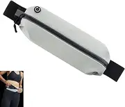 xutong Upgraded Running Belt with Adjustable Elasticity,Waterproof Running Phone Belt,Waist Bag Belt, Reflective Running Bag Belt,Fitness Training Bag,Men's and Women's Running Bag (Gray), WJHF-13569