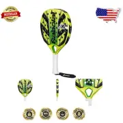 Counter Vertuo Padel Racket - Carbon Frame with Fiberglass Surface, All-Level