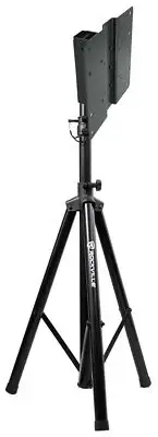 Rockville RVES05 Tripod DJ Speaker Stand+Quik Lok 9-40 in. TV Flat Screen Mount