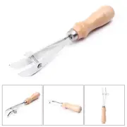 Homee Leather Edge Creaser Craft Handwork Tool Wood Handle Adjustable Width