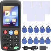 NFC RFID Card Copier Reader Writer, 13.56MHz 125KHz Full Frequency Smart Card Reader Writer Duplicator with Key Fob Cards, USB Contactless NFC RFID Reader Copier for ID IC Card
