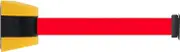 Retractable Queue Barrier Belt, Wall Mount Retractable Belt Fencing Outdoor Crowd Control Barrier Safe Barrier for Elevator Crowd Queue Stores Retail Banks for Management(Stretch Belt L 4.8m)