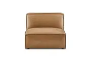 Jonathan Leather Armless Sofa