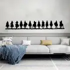 Large Western Cowboy Wall Sticker Bedroom Playroom Rustic Country House Grass