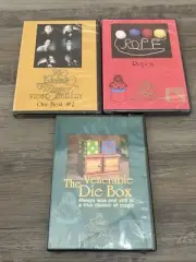 3 Magic DVD Lot The Venerable Die Box Ropes Great Magic Video Library