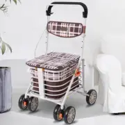 Foldable Shopping Cart Trolley Basket Rolling Folding Grocery Portable AU STOCK