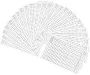 MOBUTOFU 25pcs Golf Scorecard Sports Score Cards Competition Scorecards Score Record Tools Golfs Scorecards Record Cards Record Scorecards Score Paper Golfs Score Cards Sports Scorecards