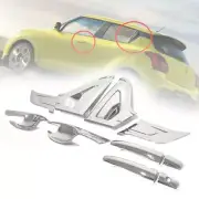 DOORS HANDLE BOWL INSERT COVER CHROME SET FIT SUZUKI SWIFT NO TOP 2018-19 (for: Suzuki)