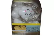 New LED String Lights Happy Clouds Battery Operated Kole Imports