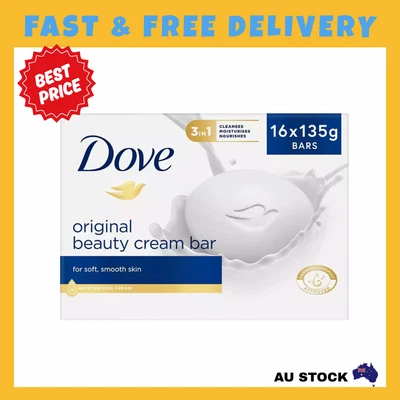 Dove Beauty Cream Bar Original Soap 16 x 135g DOVE SOAP 16 PACK
