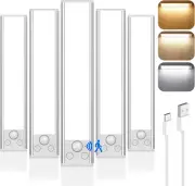5-Pack under Cabinet Lighting, Rechargeable Wireless Indoor Motion Sensor Lights