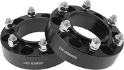 X AUTOHAUX 2 Pcs 6x139.7mm Wheel Spacers 106.1mm M12x1.5 Hubcentric Wheel Spacer Forged Wheel Spacers for Toyota 4Runner 89-23 Aluminum Alloy 6061-T6