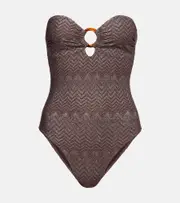 [Melissa Odabash] Melissa Odabash Barbuda swimsuit AU 16 brown