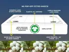 Organic Cotton Sheets with Built-in Corner Straps, Sheets That Don’t Come Off