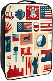 [YTYVAGT] Shoe Bags for Travel,Travel Shoe Bags for Packing,Shoe Travel Bag,American Independence Day Map