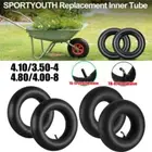2/4x 4.10/3.50-4, 4.80/4.00-8 Inner Tube For Lawn Mower Wheelbarrow Tractor Cart