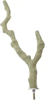 WEKAMOS Bird Perch for Cage Parakeet Stand Bird Cage Accessories Wood Perch for Birds Platform Stick Playground for Birds Cockatiel Parrot