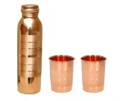 Copper Water Bottle Silvertouch Vacuum Flask 950ML with 2 Tumber Health Benefits