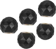 Alipis 5pcs Lightweight Tire Valve Caps Durable Stem Covers for Cars and Bicycles Easy Installation Prevents Debris Compatible with All Vehicle