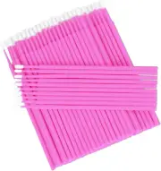 100 Pcs Micro Applicators Brushes, Micro Buds for Eyelashes, Eye Make-up Eyelash