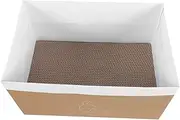 LIGHTAOTAO 1 Set Detachable Cat House Scratching Board Wear Resistant Breathable Design for Indoor Cats Dogs Comfortable Pet Nest for Playing Sleeping and Resting