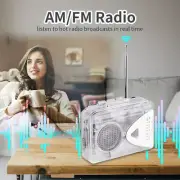 AM/FM Portable Pocket Radio Voice Audio Personal Cassette Recorder Player T4T5