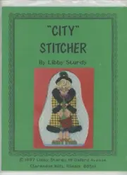 Vintage Libby Sturdy City Stitcher Sassy Lady Heels Needlepoint Canvas & Guide