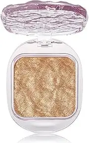 Okerker Single Shade Highlighter Powder Palette, Multi-Use Face, Eye & Body Makeup, Smooth Shimmer Finish, Compact & Travel-Friendly#03
