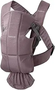 BabyBjörn Baby Carrier Mini, Cotton, Dark Purple
