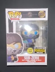 Funko Pop Mortal Kombat SUB-ZERO (Glow in the Dark) #1057 Entertainment Earth!