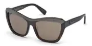 Dsquared2 DQ0133 52J Havana Cat Eye Brown 56-15-135mm Non-Polarized Sunglasses