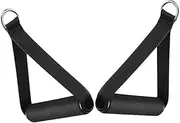 2Pcs Resistance Band Handles with Foam Grips Durable Workout Grips for Cable Attachments for Home Gym Strength Training and Versatile Fitness Exercises