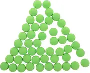BESTonZON 50pcs Launch Balls Soft Round Balls for Indoor Outdoor Games Versatile Fun for All Ages for Parties Replacements for Game Props
