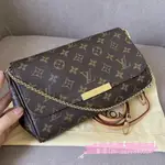 精品二手 LV 路易威登 FAVORITE M40718 經典老花 腋下包 單肩包 斜跨包 手提包 鏈條包