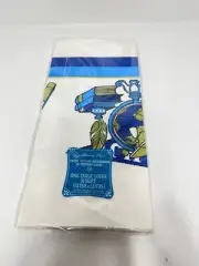 American Greeting House of Paper Tablecloth Blue Globe Graduation Rectangle