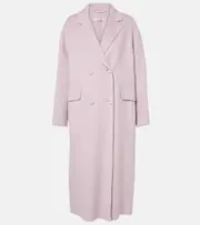 ['S Max Mara] 'S Max Mara Favola virgin wool coat UK 12 pink