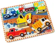 Melissa & Doug - Construction Chunky Puzzle