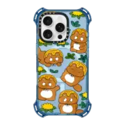 iPhone 16 Pro Bounce Case MagSafe Compatible Tanuki & flower
